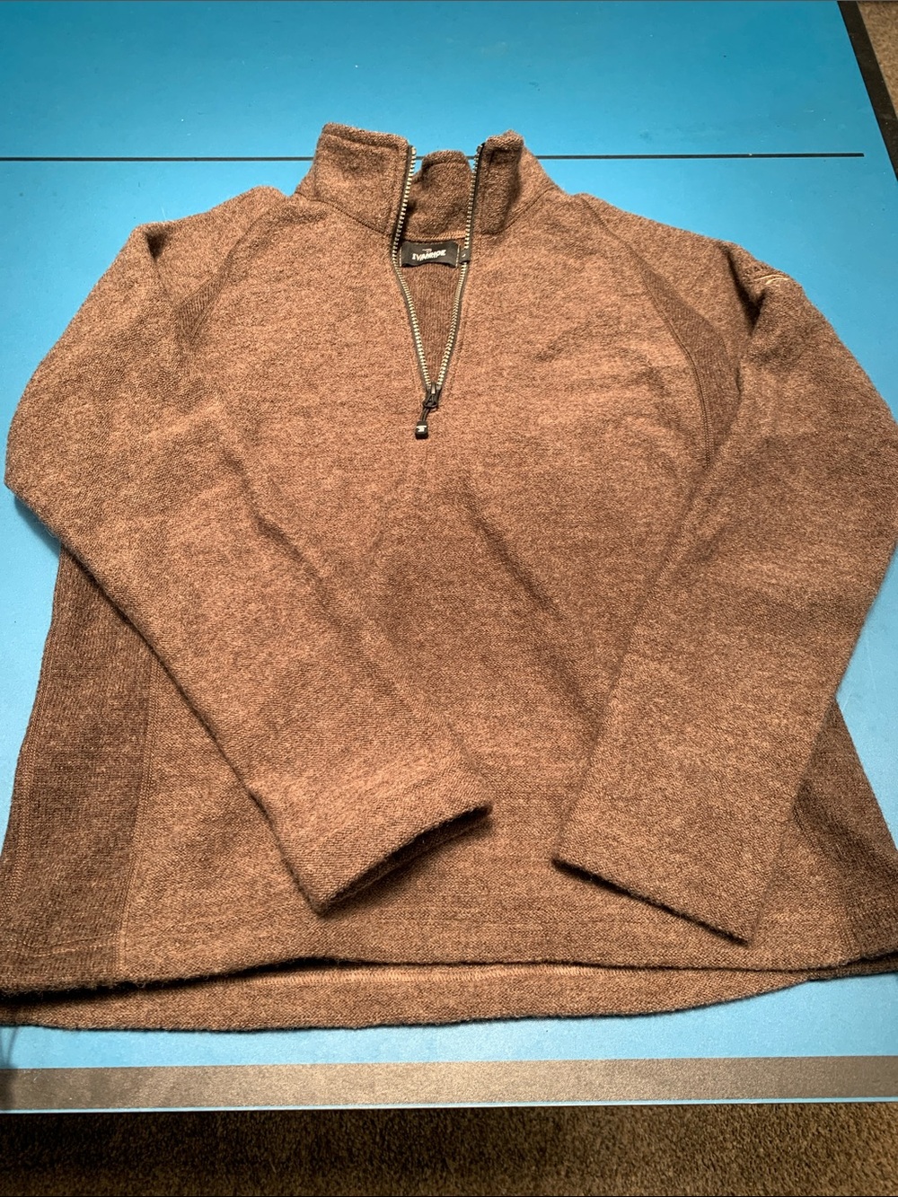 Ivanhoe of Sweden Half-Zip Men's Sweater sport Pullover - Brown